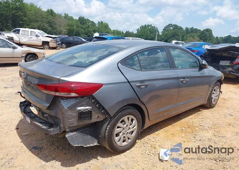 2018 Hyundai Elantra Se from USA, damaged, VIN KMHD74LF3JU442412